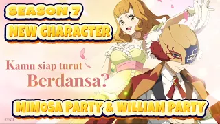 Bahas Mage Season 7 🔥 Mimosa Party & Wiliam Party 🔥 || Black Clover Mobile 🍀🍀