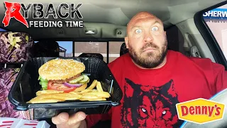 Ryback Feeding Time: Denny’s New Beyond Burger and Fries Mukbang