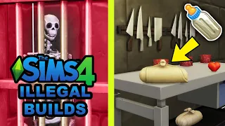 There are ILLEGAL BUILDS on The Sims 4 Gallery...