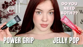 ELF COSMETICS POWER GRIP PRIMER! ELF JELLY POP DUPE?