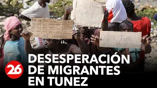 Túnez: Migrantes subsaharianos rechazados vagan por el desierto en terribles condiciones | #26Global