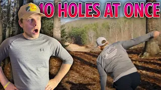 We Play Half the Disc Golf Course as One Hole!