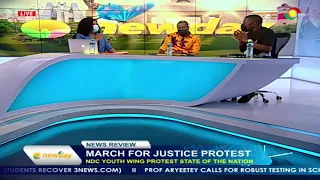 Newspaper review: March for Justice Protest - NDC youth wing protest state of the nation