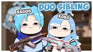 Ketika Duo Sibling Ragus dan Kobo main Valorant .. [Kobo Kanaeru & Regis Altare | Hololive]