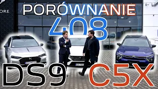 Peugeot 408 vs Citroen C5X vs DS9 -  WIELKIE PORÓWNIANIE I Auto Centrum Golemo