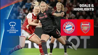 HIGHLIGHTS | FC Bayern München - Arsenal -- UEFA Women's Champions League 2022-23 (Deutsch)