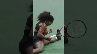 Serena Williams does the SPLITS after sensational shot! 🙌