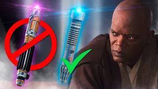 Der absurde Grund, warum Mace Windu ein blaues Lichtschwert in Episode 1 hatte!