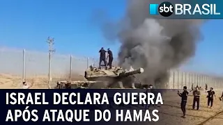 Dia mais sangrento em Israel em 50 Anos: Ataque desencadeia conflito | SBT Brasil (07/10/23)