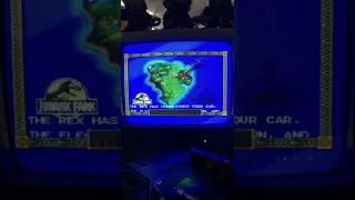 Jurassic park intro on the Sega megadrive