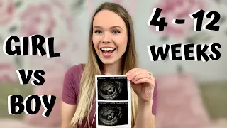 1ST TRIMESTER RECAP: First vs Second Pregnancy | Girl vs Boy Symptoms | Week 4 - 12 Pregnancy Update