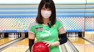 ボウリング女子の練習風景83（Bowling Practice）2021/6