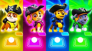 Paw Patrol Pirates Rubble - Skye - Chase - Rocky | Tiles Hop EDM Rush