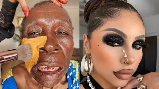 WOW 😱🔥 WHAT SHE WANTED VS WHAT SHE GOT💄MAKEUP TRANSFORMATION ✂️ MAKEUP TUTORIAL 💉