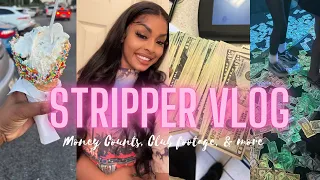 STRIPPER VLOG | Bag secured🤑, Club footage , Good Money Counts , Drama work nights, Angry customers