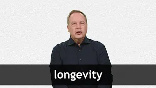 How to pronounce LONGEVITY in American English