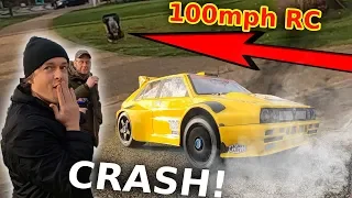 I Crash My Friends 100mph RC Burnout Car