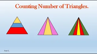 Counting Number of Triangles   Part 1