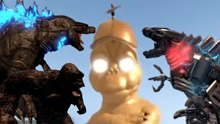 The GvK Trio vs Fda's MAX Minilla EX - Roblox Kaiju Universe