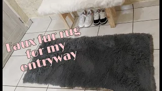 How to make your own faux fur rug