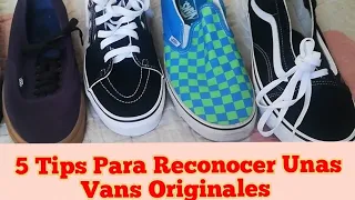 Como Reconocer Unas Vans Originales