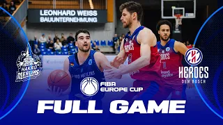 HAKRO Merlins Crailsheim v Heroes Den Bosch | Full Basketball Game | FIBA Europe Cup 2022-23