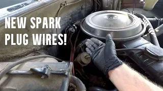 New Spark Plug Wires On My Chevy C10