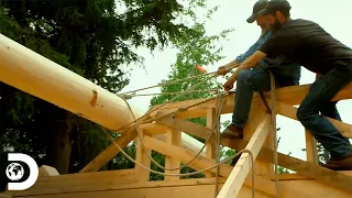 Complicações na construção de uma cabana no Alasca | Construções no Alasca | Discovery Brasil