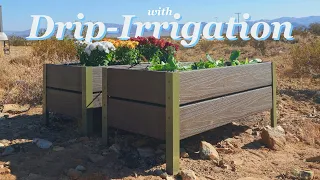 How To Make Self Watering Raised Planters / Garden Beds from Composite Decking