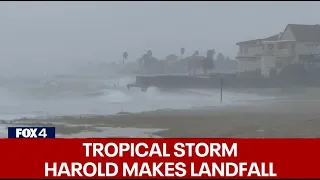 Tropical Storm Harold makes landfall in South Texas