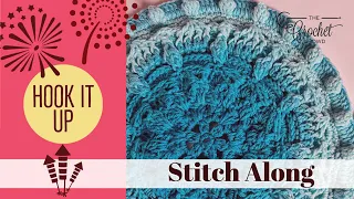 Rnds 11 - 19: Study of Ombre Crochet Afghan