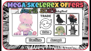 Trading Mega Skelerex in Adoptme Roblox 🗓️ April 2023