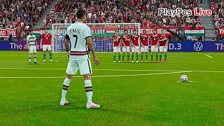 PES 2021 - Hungary vs Portugal - EURO 2020 - Gameplay PC