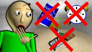 BALDI WON'T LET ME USE ITEMS! | Baldi's Basics Mod