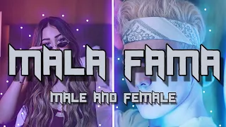 Mala Fama | Remix | (Male and Female)