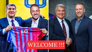 WELCOME HANSI FLICK ! FINALLY HANSI FLICK SINGNED FOR THE CLUB FC BARCELONA !!!