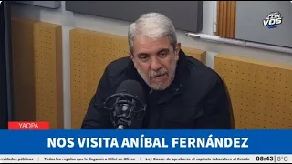 Aníbal Fernández con todo contra Máximo K: “Si el peronismo no enfrenta a La Cámpora está terminado”