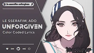 LE SSERAFIM - UNFORGIVEN (feat. Nile Rodgers, Ado) -Japanese ver.- (Color Coded Lyrics)