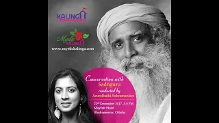 Sadhguru conference in Kalinga Festival 2017 with Arundhathi