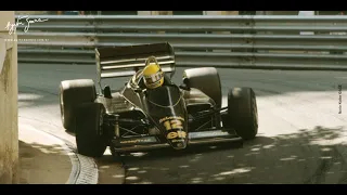 A Lap with Ayrton Senna's Lotus 98T around the Monaco Circuit - 2019 Layout - Assetto Corsa Gameplay