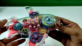 360 Rotation Future Aeroplane | Moving Gears and Music | Indian Toys Hacker