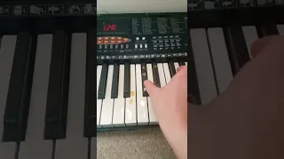 how to play it's just a burning memory on a piano