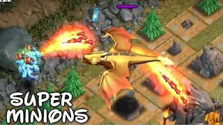Super Minions Vs Dragon's Lair | New Super Troop in Clash of Clans