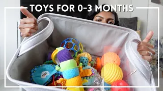 BABY TOYS 0-3 MONTHS | THE ONLY TOYS YOU ACTUALLY NEED FOR NEWBORN | Chumi Lakshmi