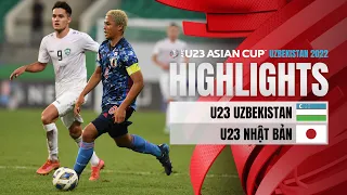 HIGHLIGHTS: U23 UZBEKISTAN - U23 NHẬT BẢN | TUYỆT PHẨM MỞ MÀN, ÔNG LỚN GỤC NGÃ | U23 Châu Á 2022