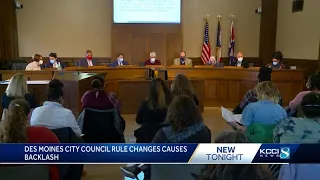 Des Moines City Council gets heated backlash after procedural rule changes