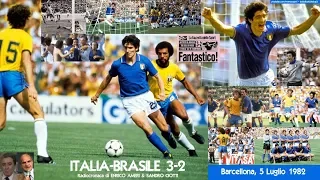 ITALIA-BRASILE 3-2 - Radiocronaca di Enrico Ameri e Sandro Ciotti (5/7/1982) MONDIALI 1982