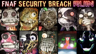 FNAF Security Breach RUIN - All Jumpscares (Full Version)