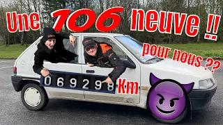 ON NOUS DONNE LA 106 PLUS NEUVE DE FRANCE ET UNE 406 !! 😱😈