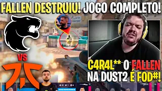 FURIA AMASSANDO MUITO!🔥 FURIA vs FNATIC (JOGO COMPLETO) - YaLLa Compass 2024